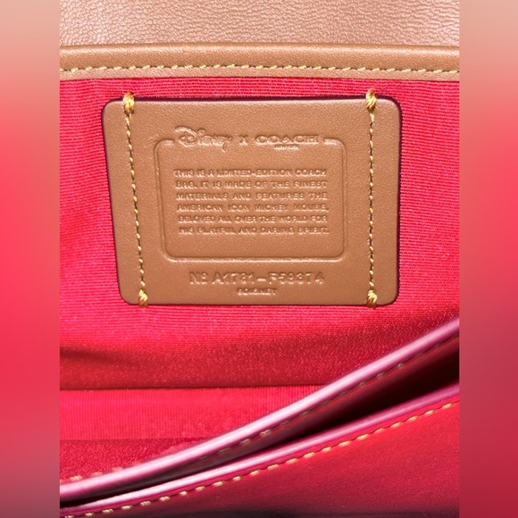 NWOT Coach Novelty x Disney Red Crossbody and Wallet Set in RED (2 ITEMS!) - Picture 7 of 15
